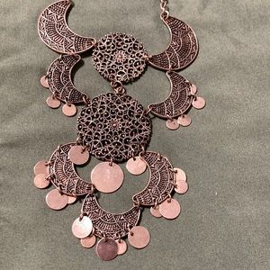 Moon pendant necklace